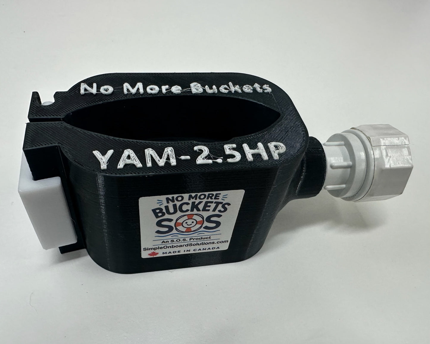 No More Buckets: Outboard motor flusher