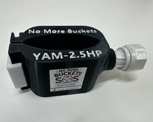 No More Buckets: Outboard motor flusher