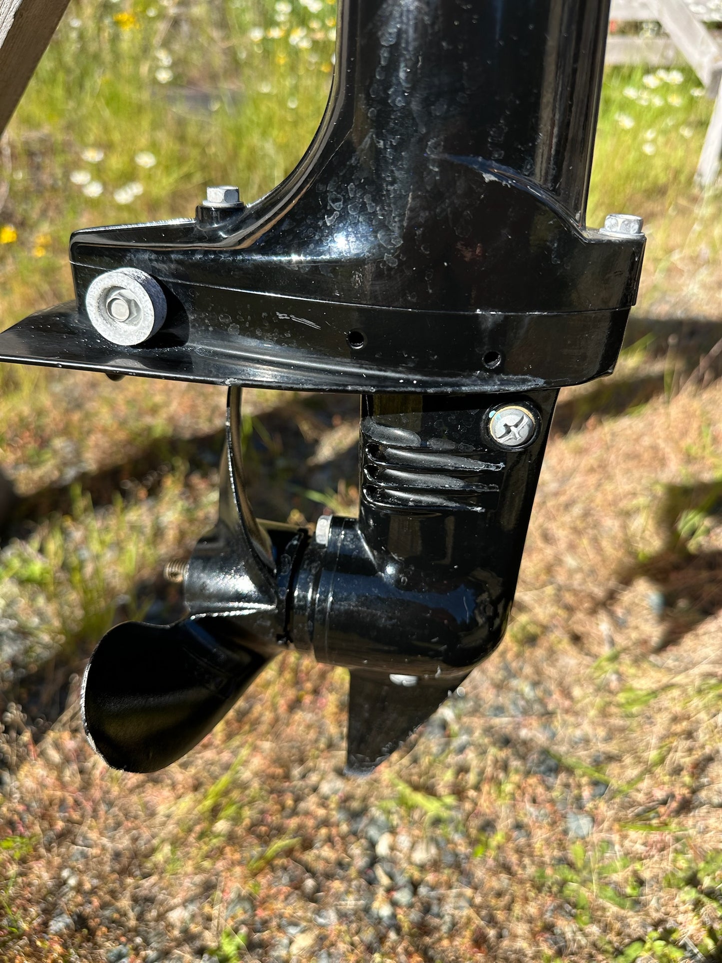 No More Buckets: Outboard motor flusher