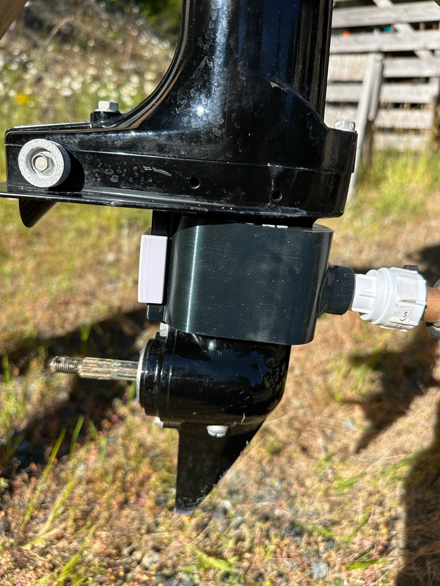 No More Buckets: Outboard motor flusher